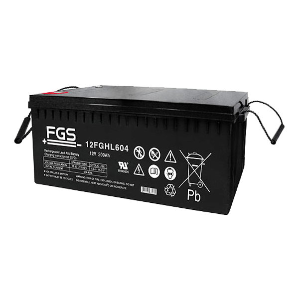 FGS 12FGHL604 12V 200Ah Blei-Akku / AGM Batterie Hochstrom Longlife
