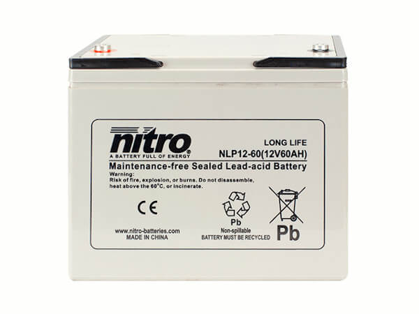 nitro NLP12-60 Batterie / Akku - 12V 60Ah AGM Long Life