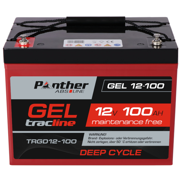 Panther ABS-Line GEL 12-100  tracline TRGD12-100 | 12V 100Ah Deep-Cycle Batterie