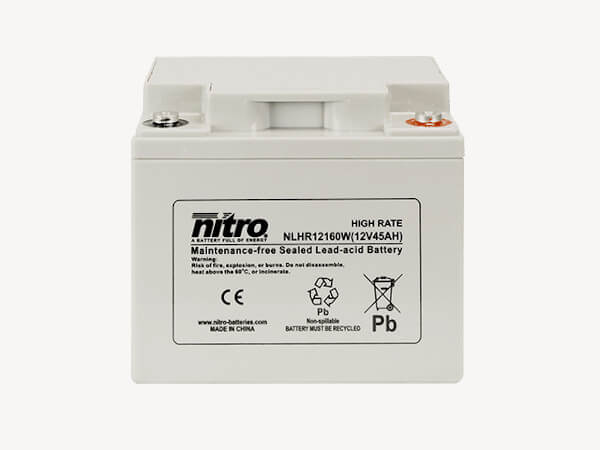 nitro NLHR12160W Batterie / Akku - 12V 45Ah AGM High Rate