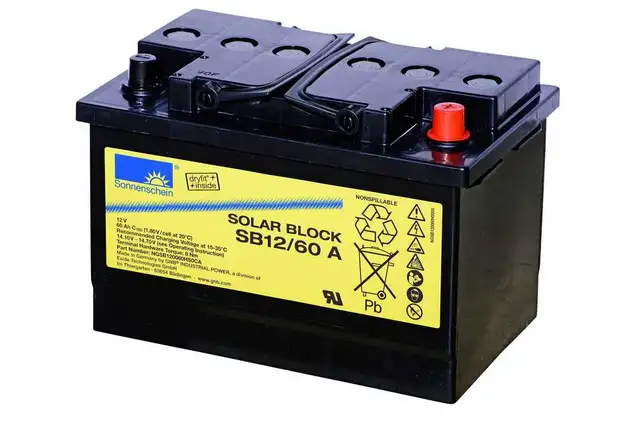 Sonnenschein SOLAR Block SB12/60 A (12V / 60Ah) Blei-Gel Akku