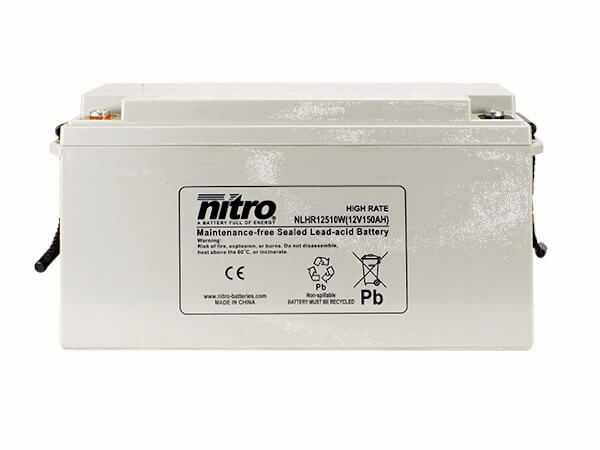 nitro NLHR12510W Batterie / Akku - 12V 150Ah AGM High Rate