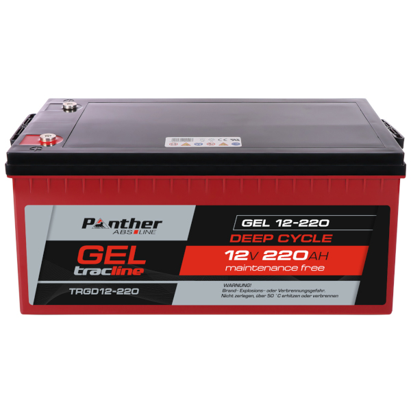 Panther ABS-Line GEL 12-220  tracline TRGD12-220 | 12V 220Ah Deep-Cycle Batterie