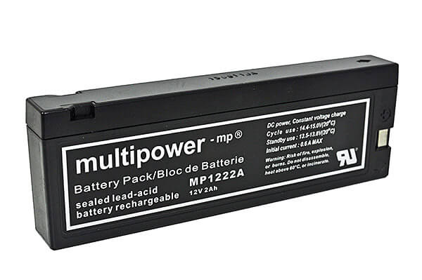 Multipower MP1222A 12V 2Ah Blei-Akku / AGM Batterie