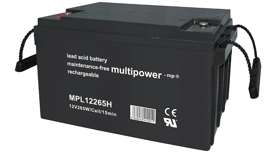 Multipower MPL12265H - 12V 65Ah Blei-Vlies-Akku (AGM) Hochstrom-Longlife