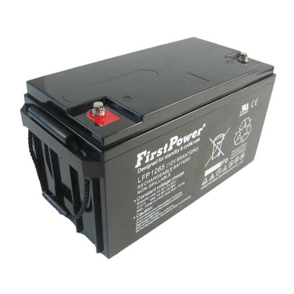 FirstPower LFP1265 12V 65Ah Blei-Akku / AGM Batterie