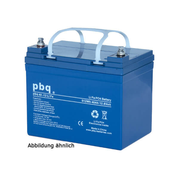 pbq LF20-24 LiFePO4 Batterie - 25,6V 20Ah Lithium-Ferrophosphat-Akku