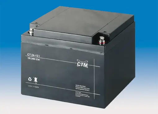 CTM CT24-12i - 12V | 24Ah AGM Bleiakku VdS