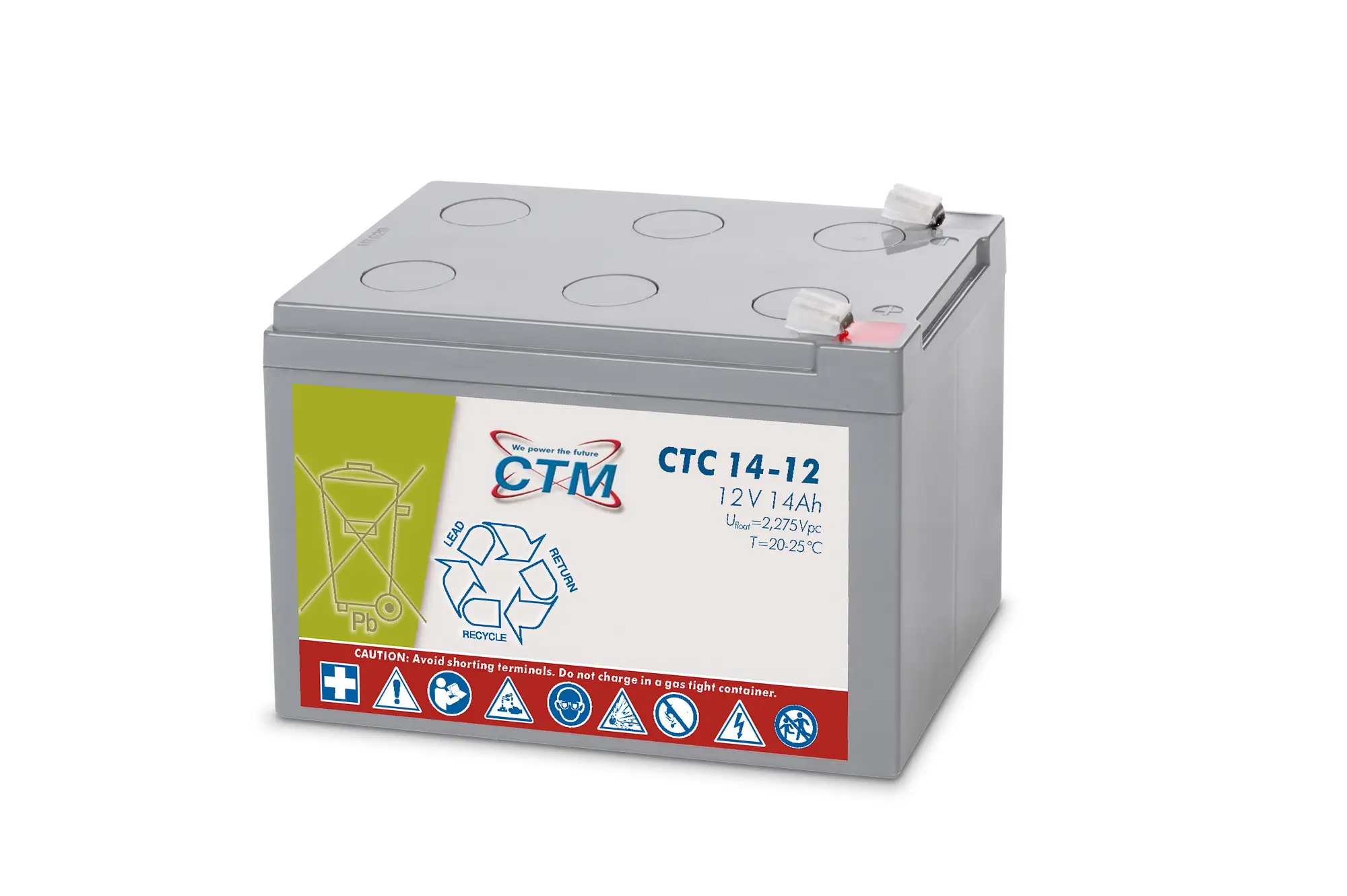 CTM CTC14-12 - 12V | 14Ah Blei-Gel Akku