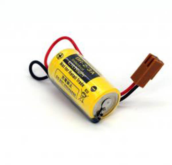 Panasonic Lithium Spezialbatterie BR2/3AGCT4A 3V / 1200mAh mit Kabel Stecker JAE IL-2S-S32