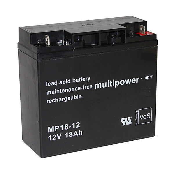 Multipower MP18-12 VdS 12V 18Ah Blei-Akku / AGM Batterie