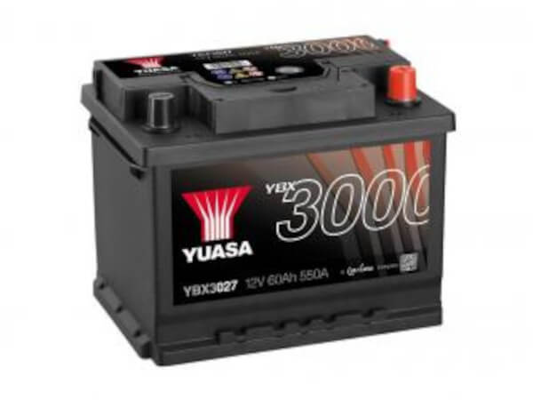 YUASA KFZ / Autobatterie YBX3027 - 12V 60Ah