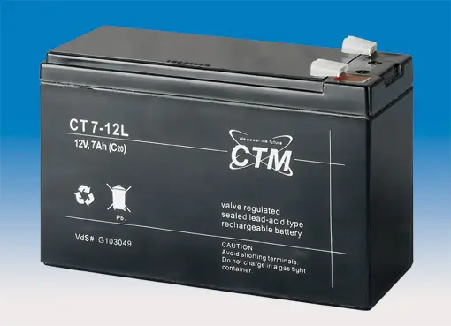 CTM CT7-12L - 12V | 7Ah AGM Bleiakku VdS