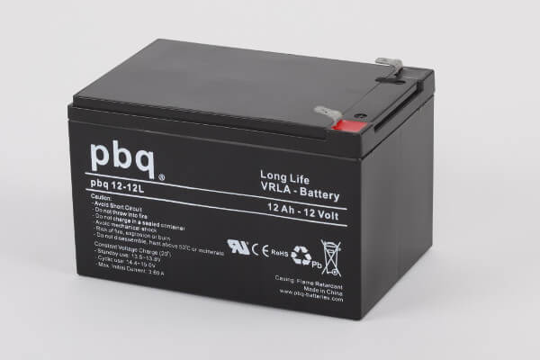 pbq L12-12 / 12-12L AGM Bleiakku - 12V 12Ah Long Life-Batterie