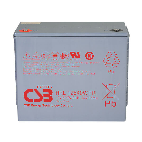 CSB HRL12540WFR 12V 540W AGM Batterie Hochstrom Longlife