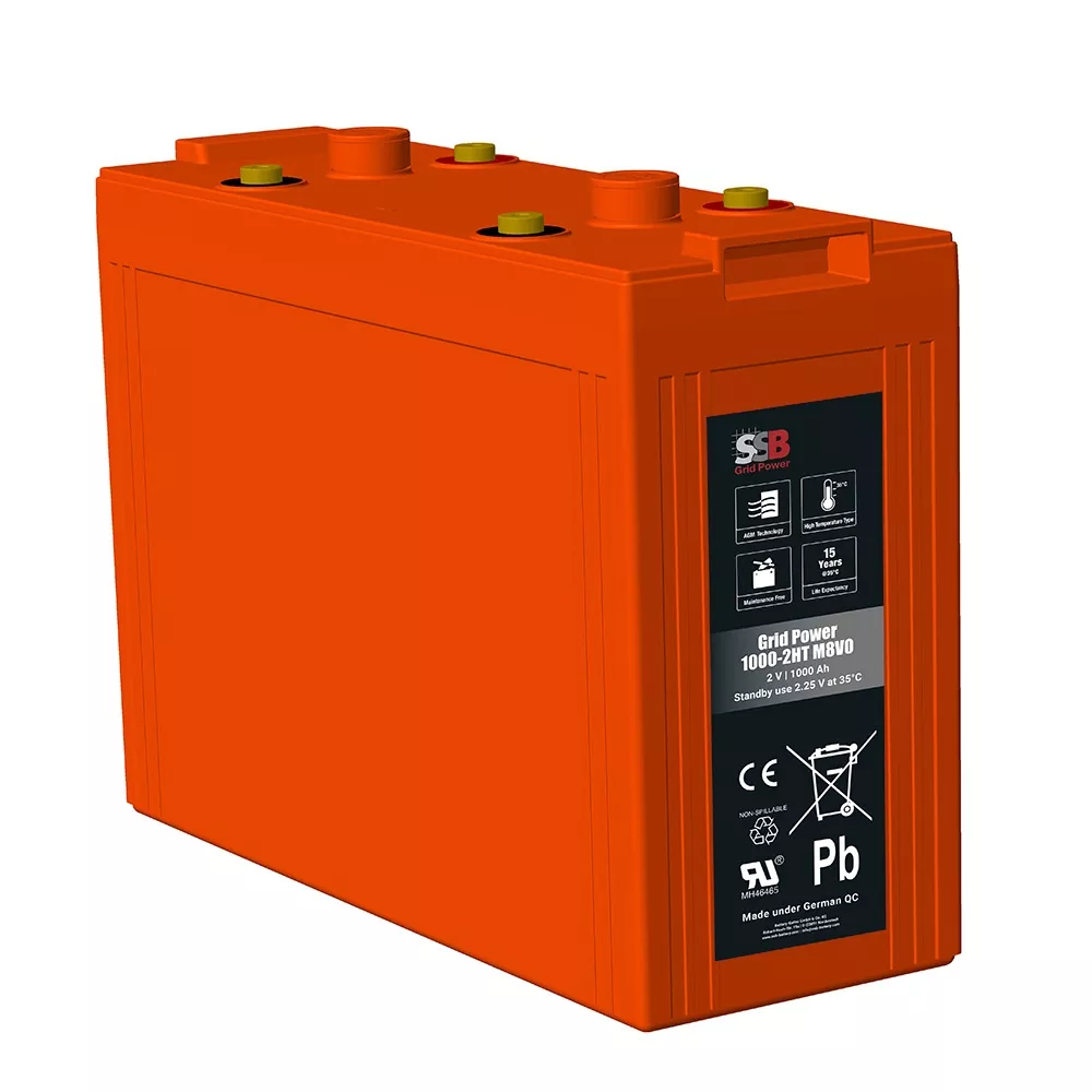SSB Grid Power 1000-2HT M8V0 - 2V | 1000Ah Blei-Vlies-Akku (AGM) online bei pro-akkus kaufen