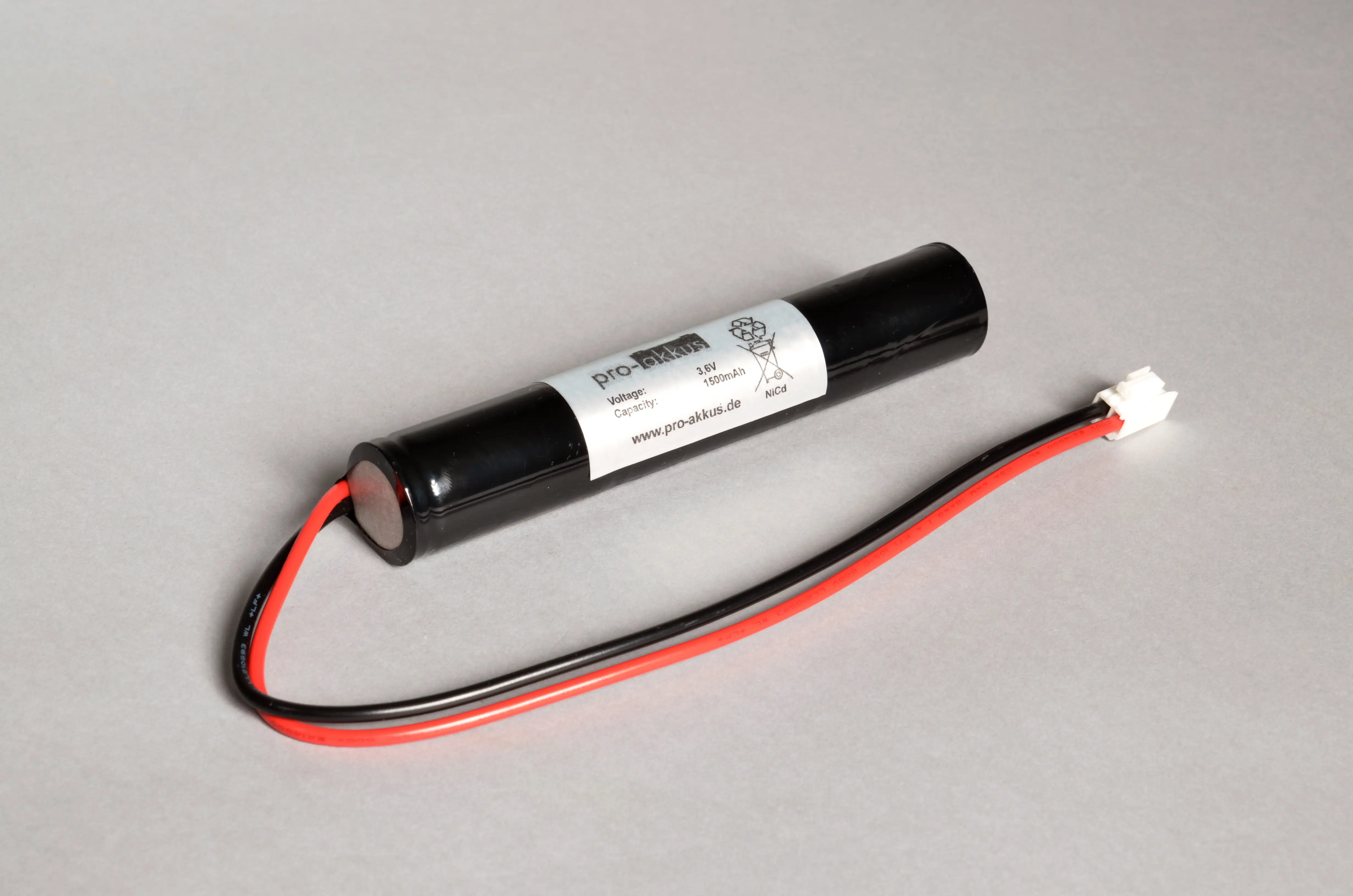 NiCd Notbeleuchtung Akku 3,6V / 1500mAh passend für olympia electronics B-972/HT