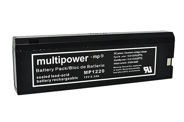 Multipower MP1220 12V 2,3Ah Blei-Akku / AGM Batterie