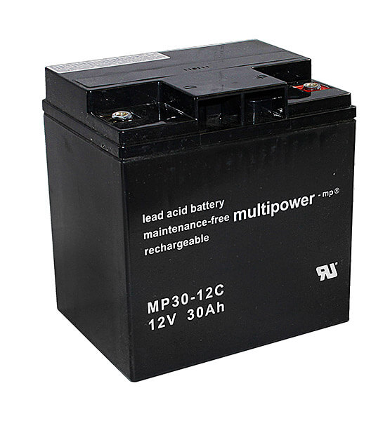 Multipower MPC30-12I 12V 30Ah Blei-Akku / AGM Batterie Zyklenfest