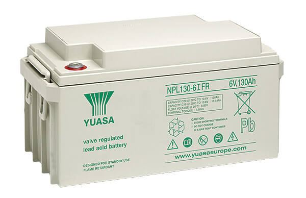 Yuasa NPL130-6IFR 6V 130Ah Blei-Akku / AGM Batterie Longlife