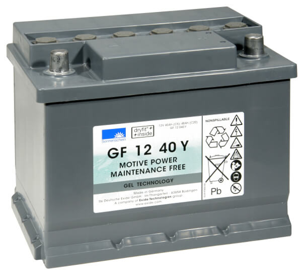 BATTERIE GEL GF12040Y 12V 48AH - E-Batteries