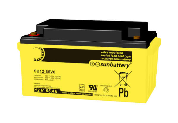 SUN Battery SB12-65 12V 65Ah Bleiakku